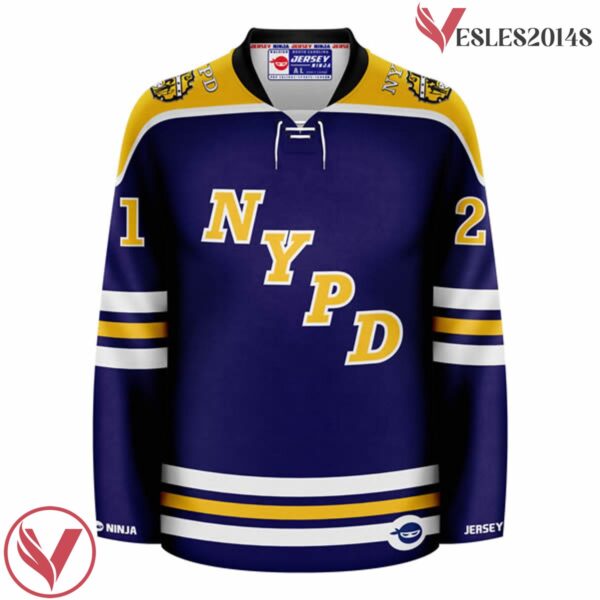 Wordmark NYPD Blue Hockey Jersey - Vesles2014S 2