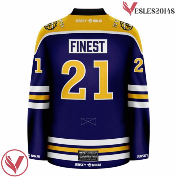 Wordmark NYPD Blue Hockey Jersey - Vesles2014S 3