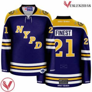 Wordmark NYPD Blue Hockey Jersey - Vesles2014S