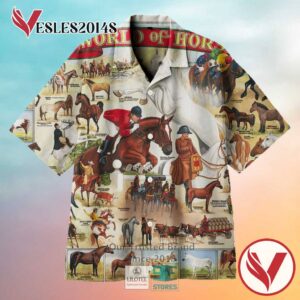 World Of Horse Casual Hawaiian Shirt, Best Gifts For Summer Vesles2014S