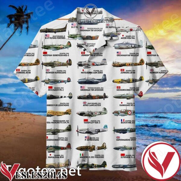 World War Ii Military Weapons Hawaiian Shirt, Unique Gifts For Friends - Vesles2014S 1