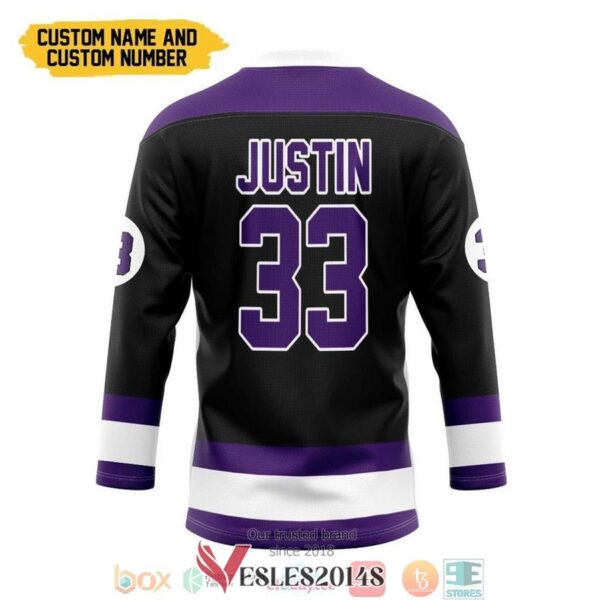 Worlds Okayest Goalie Custom Name and Number Hockey Jersey Shirt, Trending Gifts For Fans - Vesles2014s 1