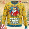 Worst Christmas Ever Simpsons Ugly Christmas Sweater, Unique Christmas Gift For Fans - Vesles2014S