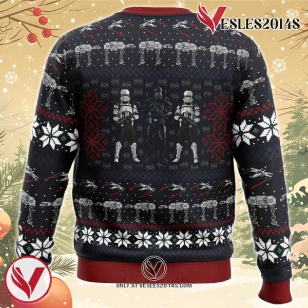 Wrath of the Empire Rogue One Star Wars Ugly Christmas Sweater, Unique Christmas Gift For Fans - Vesles2014S 1