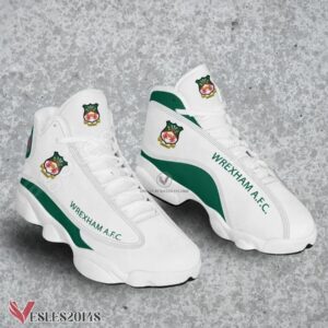 Wrexham Logo Air Jordan 13 Shoes, Best Sneaker Gifts For Fans - Vesles2014s