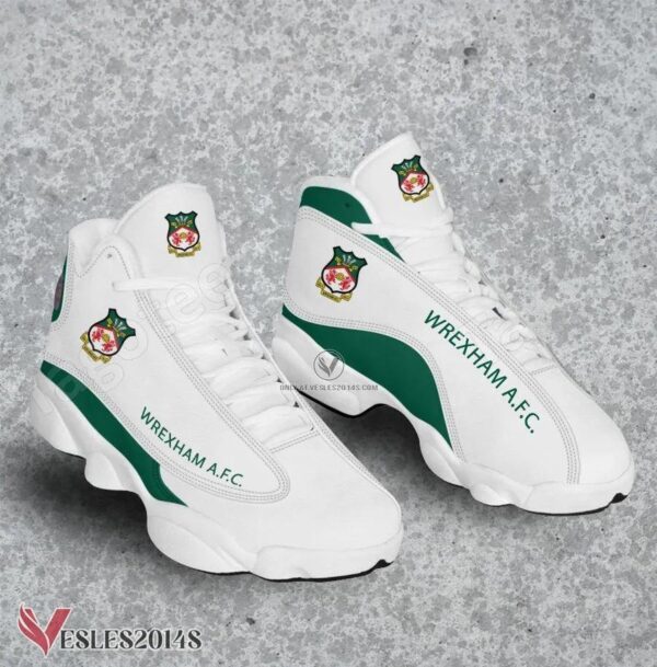Wrexham Logo Air Jordan 13 Shoes, Best Sneaker Gifts For Fans - Vesles2014s