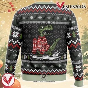 Wrong Size Dinosaurs Ugly Christmas Sweater, Unique Christmas Gift For Fans - Vesles2014S 1