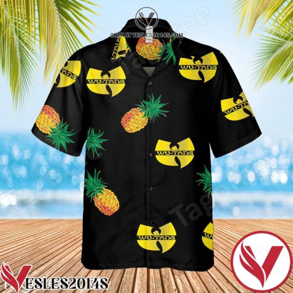 Wu Tang Clan Black Hawaiian Shirt And Short, Unique Gifts For Friends - Vesles2014S 1
