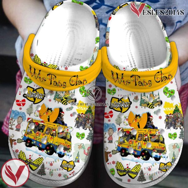 Wu Tang Clan Christmas Music Crocs Crocband Clogs Shoes, Unique Gifts For Fans Style 2 - Vesles2014S