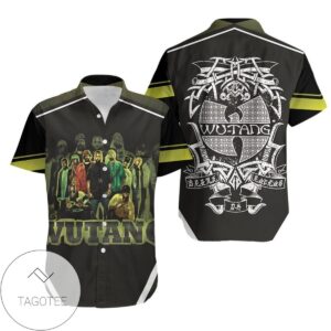 Wu Tang Clan Old School Underground Hip Hop Legend For Fan Hawaiian Graphic Print Short Sleeve Hawaiian Casual Shirt Vesles2014S 1