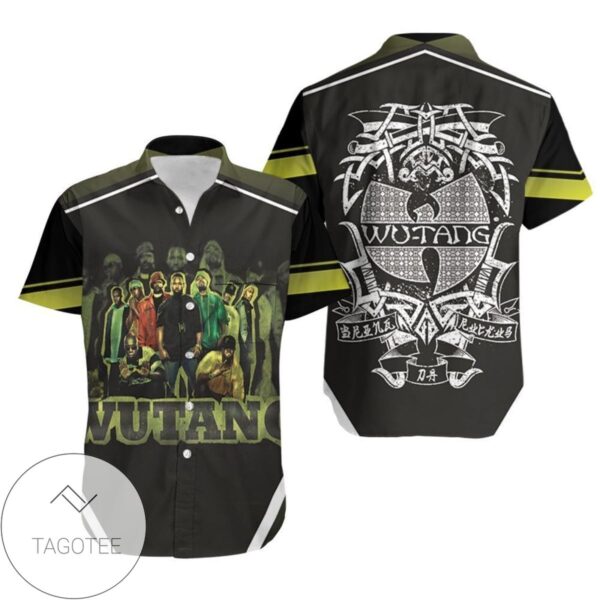 Wu Tang Clan Old School Underground Hip Hop Legend For Fan Hawaiian Graphic Print Short Sleeve Hawaiian Casual Shirt Vesles2014S 1