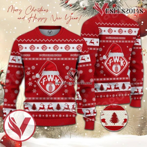 Würzburger Kickers Sport Ugly Christmas Sweater, Unique Gifts For Fans - Vesles2014aS 1
