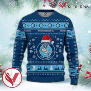 Wycombe Wanderers F.C Sport Ugly Christmas Sweater, Unique Gifts For Fans - Vesles2014aS 2
