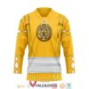 Yellow Bear Ninja Mighty Morphin Power Rangers Ninjetti Hockey Jersey Shirt, Trending Gifts For Fans - Vesles2014s