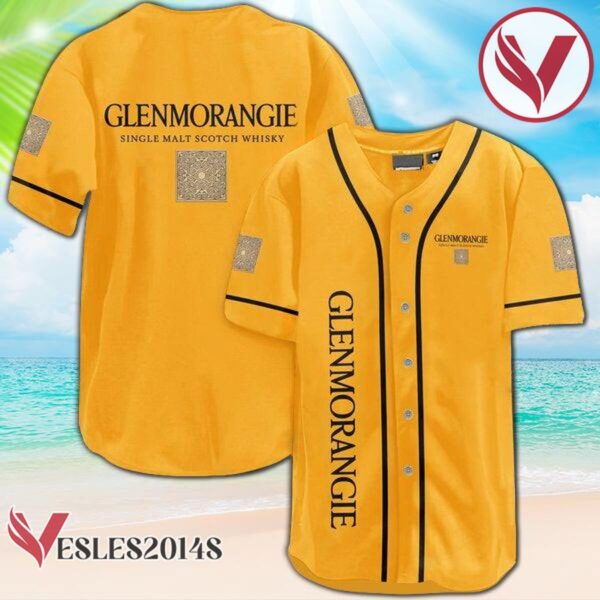 Yellow Glenmorangie Whiskey Baseball Jersey, Perfect Gifts For Fans - Vesles2014S