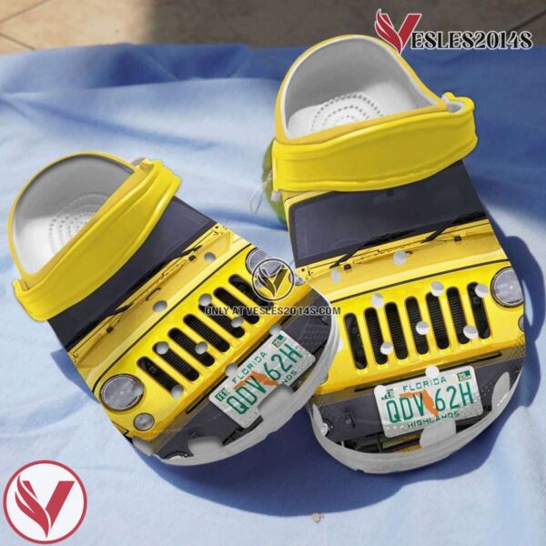 Yellow Jeep Crocband Clog Shoes For Jeep Lover, Unique Gift From  Vesles2014S