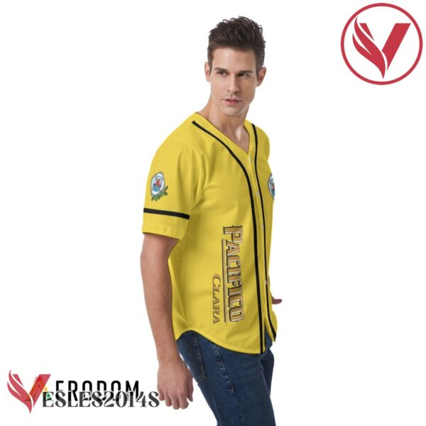 Yellow Pacifico Beer Baseball Jersey, Perfect Gifts For Fans - Vesles2014S 4