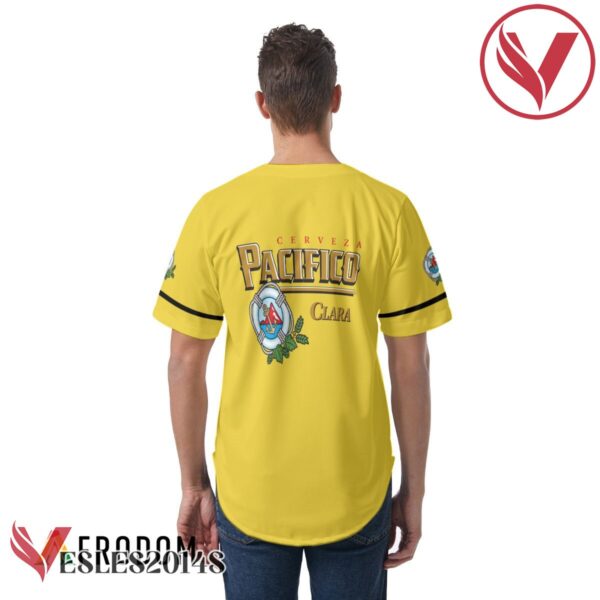 Yellow Pacifico Beer Baseball Jersey, Perfect Gifts For Fans - Vesles2014S 5