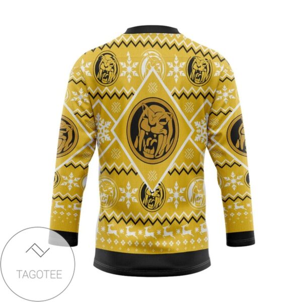 Yellow Power Ugly Hockey Jersey, Trending Gifts For Fans - Vesles2014s 3