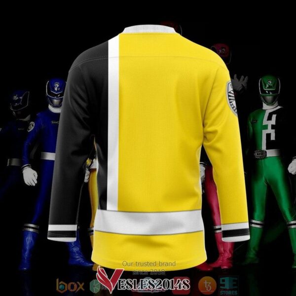 Yellow Ranger S.P.D Hockey Jersey Shirt, Trending Gifts For Fans - Vesles2014s 3