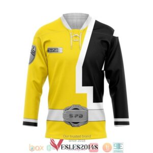 Yellow Ranger S.P.D Hockey Jersey Shirt, Trending Gifts For Fans - Vesles2014s