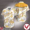 Yellow Tail Yellow Tropical Floral White Hawaiian Shirt, Unique Gifts For Friends - Vesles2014S 1