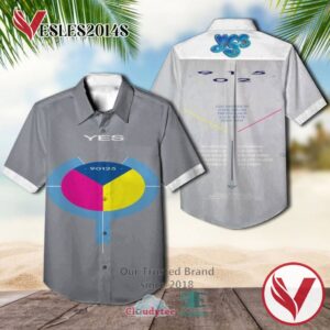 Yes Band 90125 Hawaiian Casual Shirt, Best Gifts For Summer Vesles2014S