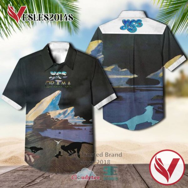 Yes Band Drama Hawaiian Casual Shirt, Best Gifts For Summer Vesles2014S 1