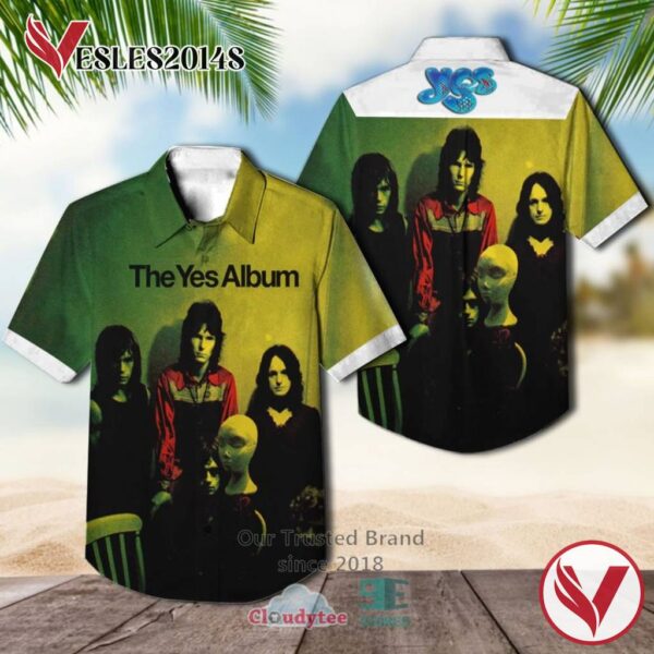 Yes Band The Yes Album Hawaiian Casual Shirt, Best Gift For Music Lovers Vesles2014S