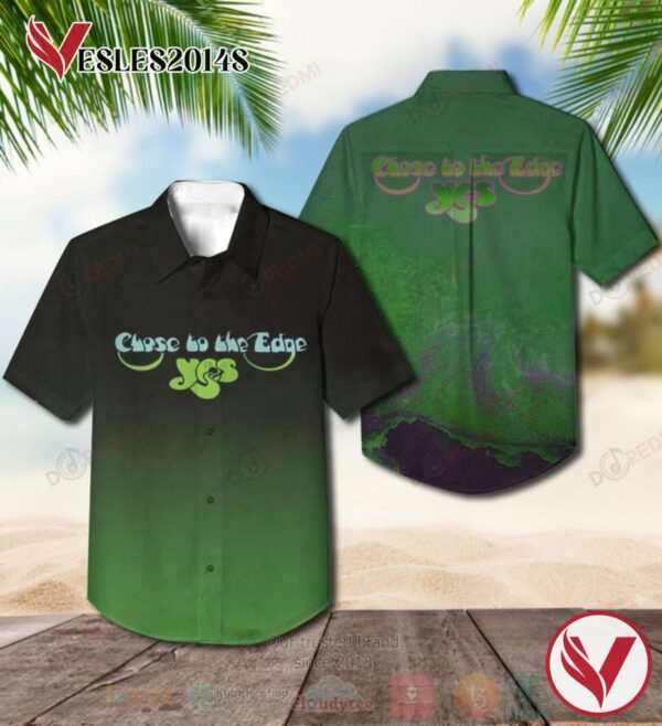Yes Close to the Edge Green Album Hawaiian Shirt, Best Gift For Music Lovers Vesles2014S