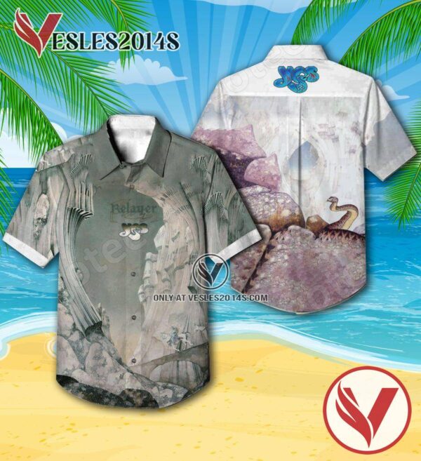 Yes Relayer Album Cover Style 2 Hawaiian Shirt, Unique Gifts For Music Lovers - Vesles2014S