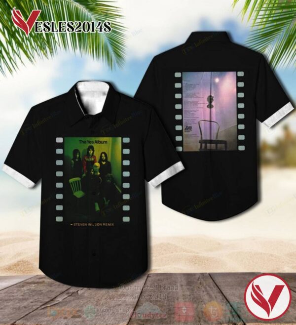 Yes The Yes Black Album Hawaiian Shirt, Best Gift For Music Lovers Vesles2014S