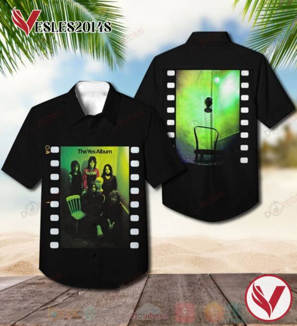 Yes The Yes Blacks Album Hawaiian Shirt, Best Gift For Music Lovers Vesles2014S