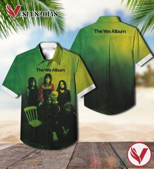 Yes The Yes Green Album Hawaiian Shirt, Best Gift For Music Lovers Vesles2014S