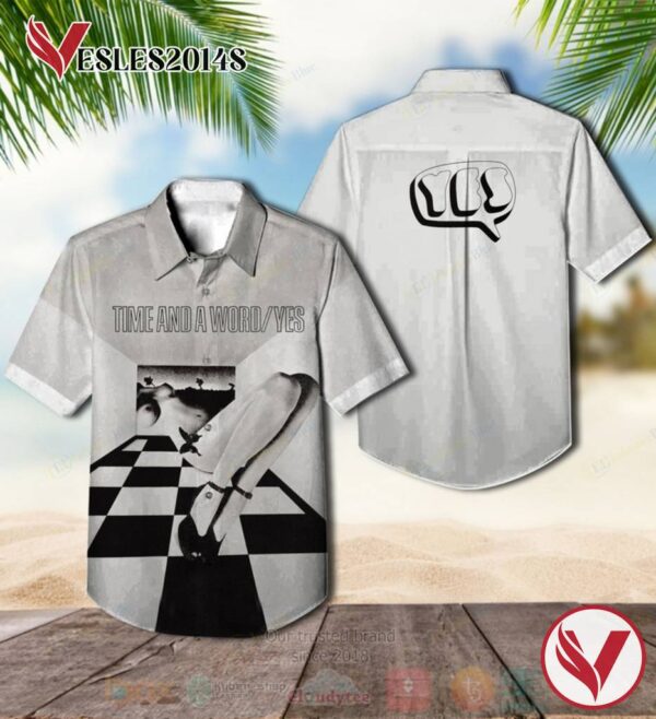Yes Time and a Word Grey Album Hawaiian Shirt, Best Gift For Music Lovers Vesles2014S