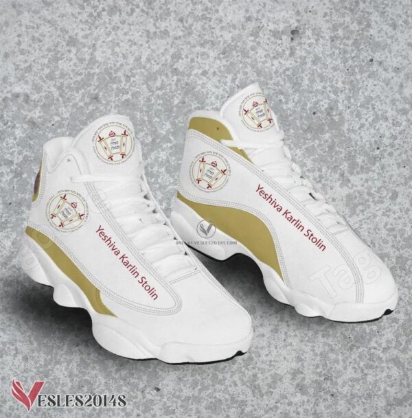 Yeshiva Karlin Stolin Logo Air Jordan 13 Shoes, Best Sneaker Gifts For Fans - Vesles2014s