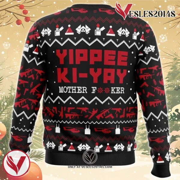 Yippe Ki-Yay Die Hard Ugly Christmas Sweater, Unique Christmas Gift For Fans - Vesles2014S 1