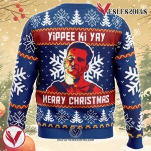 Yippee Ki Yay Die Hard Ugly Christmas Sweater, Unique Christmas Gift For Fans - Vesles2014S 1