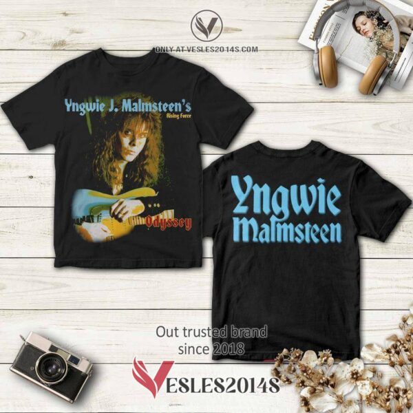 Yngwie Malmsteen Odyssey Album 3D T-Shirt, Perfect Gifts For Music Lovers - Vesles2014S