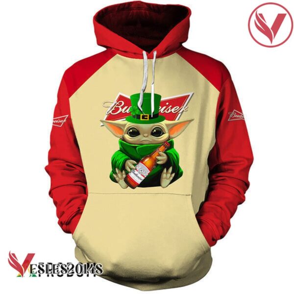 Yoda Budweiser St Patrick Day Hoodie - Vesles2014S 1