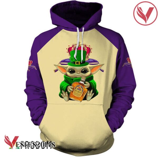 Yoda Crown Royal St Patrick Day Hoodie - Vesles2014S 2