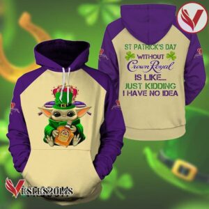 Yoda Crown Royal St Patrick Day Hoodie - Vesles2014S