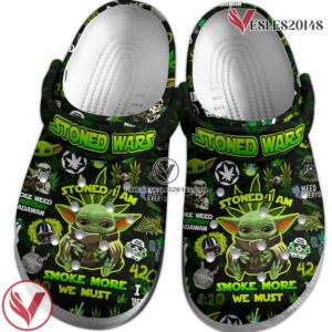 Yoda Smoke 420 Weed Star Wars Crocs Crocband Clogs Shoes Comfortable For Men Women, Unique Gift From  Vesles2014S 2