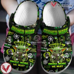 Yoda Smoke 420 Weed Star Wars Crocs Crocband Clogs Shoes Comfortable For Men Women, Unique Gift From  Vesles2014S