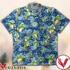 Yoshi Mario Flowers Blue Hawaiian Shirt, Unique Gifts For Friends - Vesles2014S 1