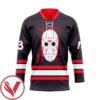 Jason Voorhees Face Custom Hockey Jersey, Trending Gifts For Fans - Vesles2014s