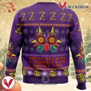 You Met With a Terrible Fate Zelda Ugly Christmas Sweater, Unique Christmas Gift For Fans - Vesles2014S 1