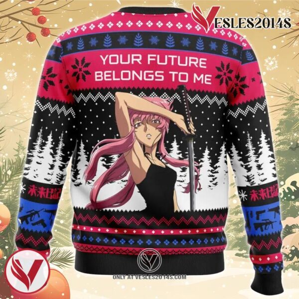Your Future Belong To Me The Future Diary Ugly Christmas Sweater, Unique Christmas Gift For Fans - Vesles2014S 1
