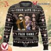 Your Life is Fair Game Future Diary Ugly Christmas Sweater, Unique Christmas Gift For Fans - Vesles2014S