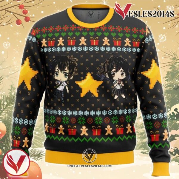 Your Name Kimi No Na Wa Ugly Christmas Sweater, Unique Christmas Gift For Fans - Vesles2014S